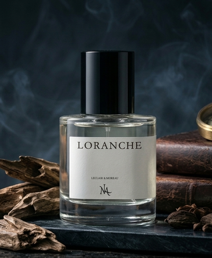 No. 529 Sandalwood & Cardamom perfume by Leclair & Moreau, LORANCHE bottle